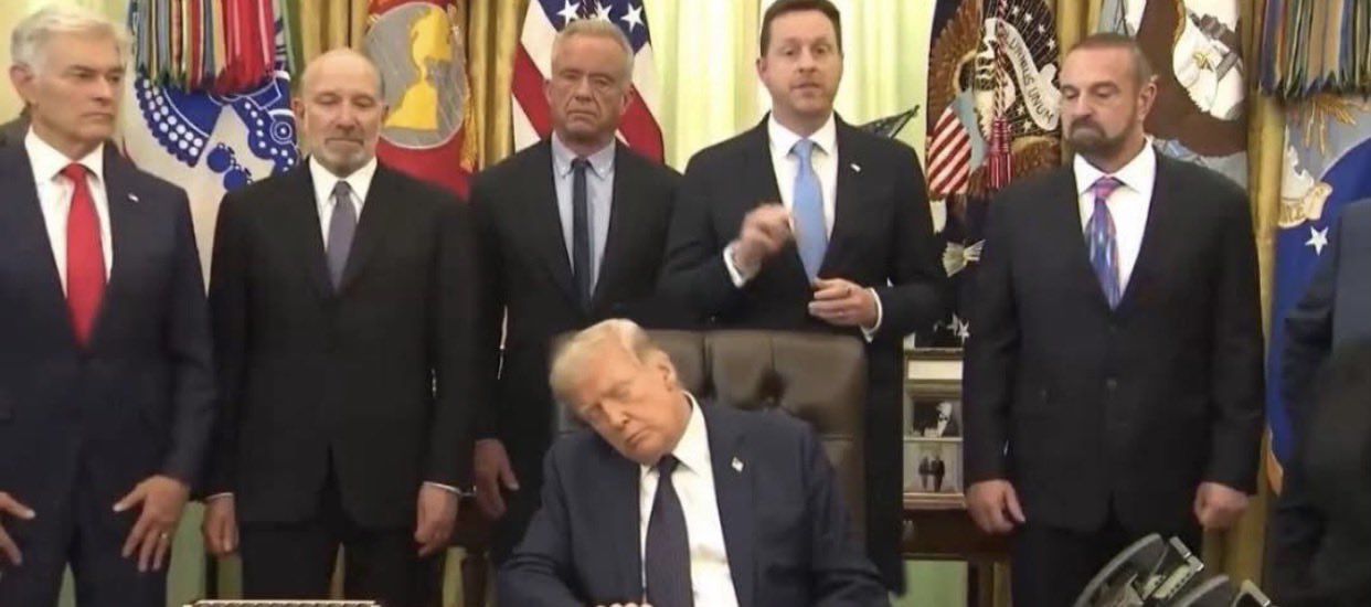 President Achieves Total Victory Over Wokeness by Not Being Awake During Most Recent Cabinet Meeting